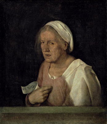 La Vecchia (The Old Woman) after 1505 (oil on canvas) van Giorgione