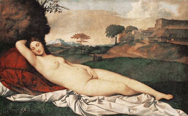 Sleeping Venus van Giorgione