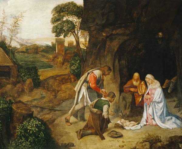 Anbetung der Hirten van Giorgione (eigentl. Giorgio Barbarelli oder da Castelfranco)