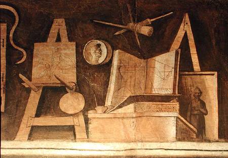 Painting: Various Instruments van Giorgione (eigentl. Giorgio Barbarelli oder da Castelfranco)
