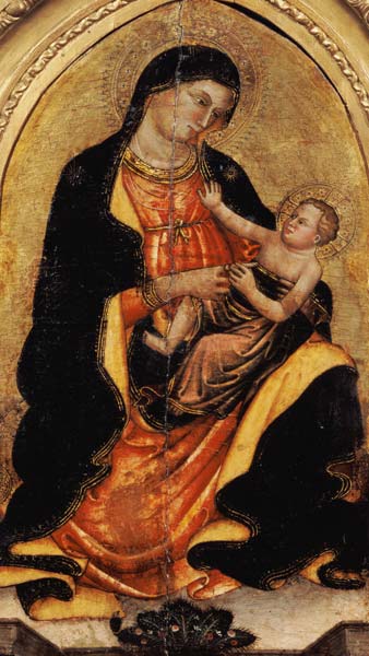 Maria mit dem Jesusknaben. van Giotto (di Bondone)