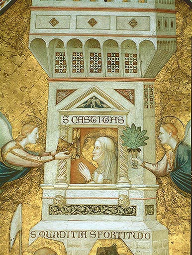 Allegorie des Keuschheit van Giotto (di Bondone)