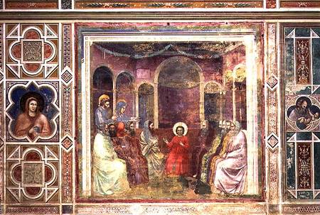 Christ Among the Doctors van Giotto (di Bondone)