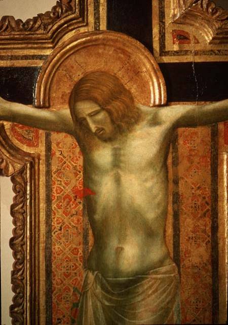 Crucifix, detail of Christ van Giotto (di Bondone)