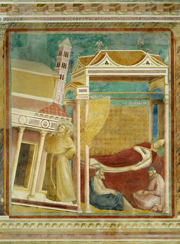 Der Traum des Papstes Innozenz III. van Giotto (di Bondone)
