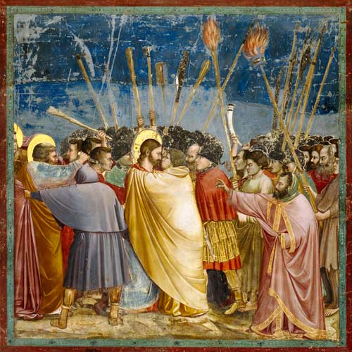 Giotto, Gefangennahme Christi van Giotto (di Bondone)