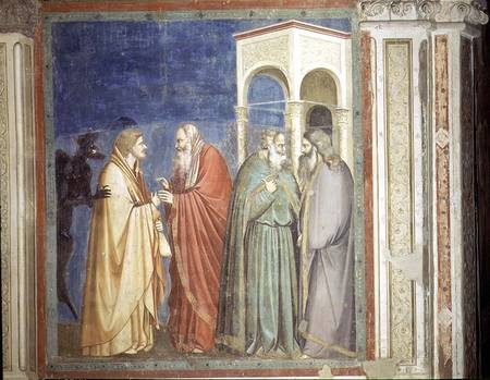 The Payment of Judas van Giotto (di Bondone)