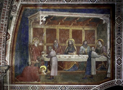 Christus und Maria Magdalena im Hause des Pharisaeers van Giotto (Schule)
