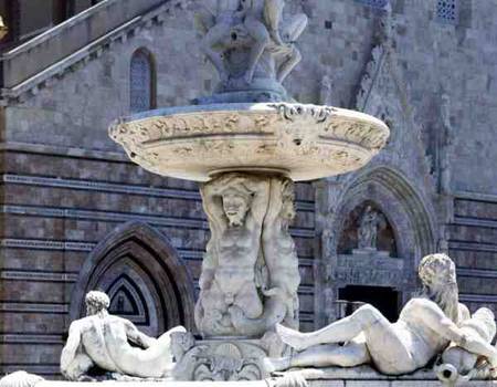 The Orion Fountain, designed van Giovanni Angelo Montorsoli