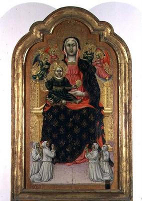 Madonna and Child (tempera on panel) van Giovanni Antonio da Pesaro