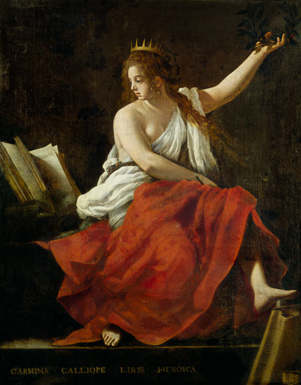 Calliope, Muse of Epic Poetry van Giovanni Baglione