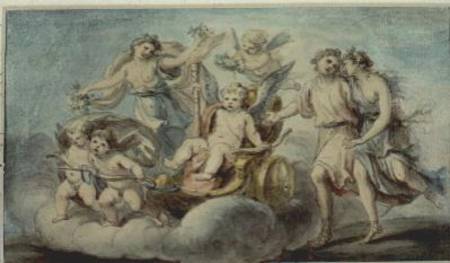The Triumph of Cupid van Giovanni Battista Cipriani