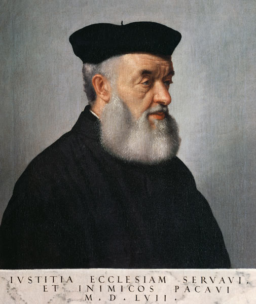 Portrait of a Prelate van Giovanni Battista Moroni