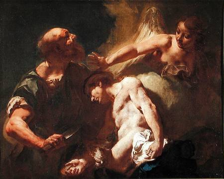 Sacrifice of Isaac van Giovanni Battista Piazzetta