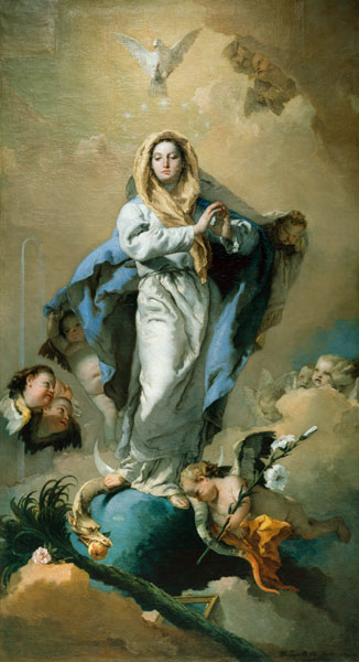 G.B.Tiepolo, Unbefleckte Empfaengnis van Giovanni Battista Tiepolo