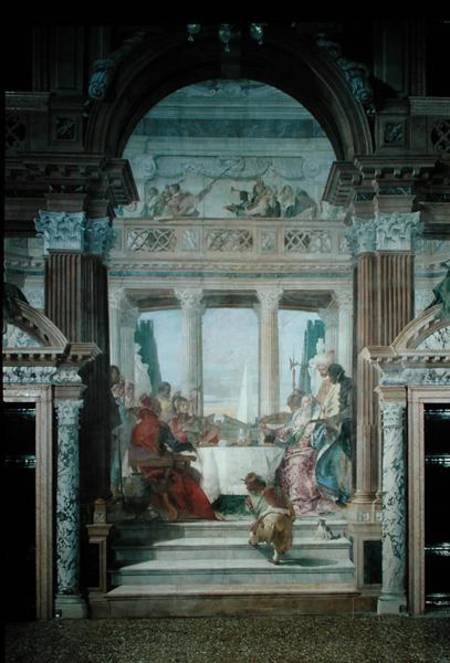 Cleopatra's Banquet van Giovanni Battista Tiepolo