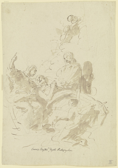 Der Tod des Heiligen Joseph van Giovanni Battista Tiepolo