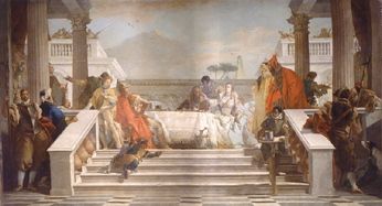 Das Fest der Cleopatra. van Giovanni Battista Tiepolo