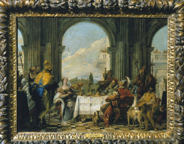 G.B.Tiepolo, Gastmahl der Kleopatra van Giovanni Battista Tiepolo