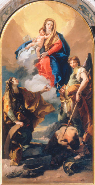 G.B.Tiepolo, Maria mit Kind, Kath.u.Gab. van Giovanni Battista Tiepolo