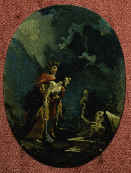 G.B.Tiepolo, Memento mori van Giovanni Battista Tiepolo