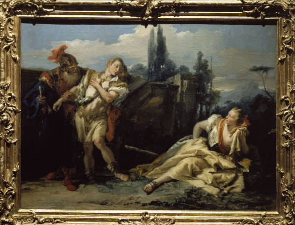 G.B.Tiepolo, Rinaldos Trennung van Giovanni Battista Tiepolo