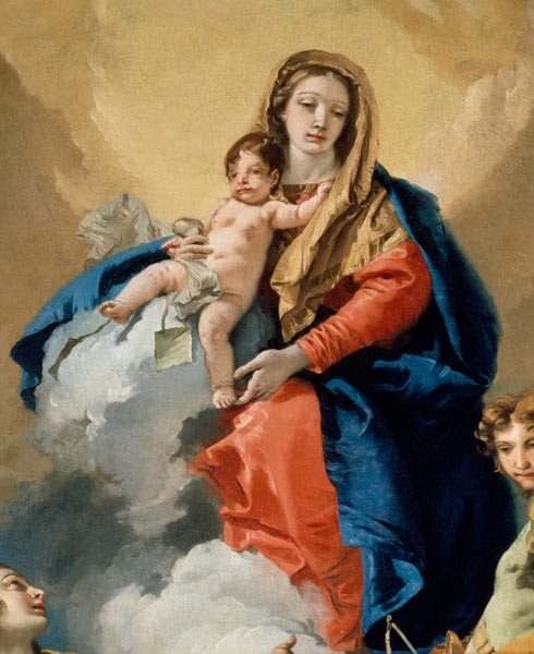 G.D.Tiepolo, Madonna mit Kind van Giovanni Battista Tiepolo