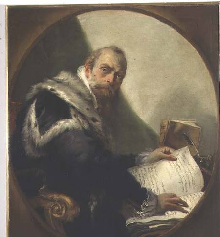 Portrait of Antonio Riccobono van Giovanni Battista Tiepolo