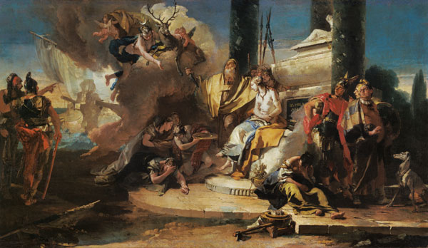 The Sacrifice of Iphigenia van Giovanni Battista Tiepolo
