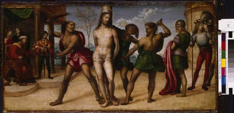 Die Geißelung Christi. van Giovanni Bazzi Sodoma