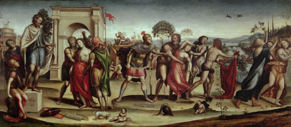 Sodoma, Raub der Sabinerinnen van Giovanni Bazzi Sodoma