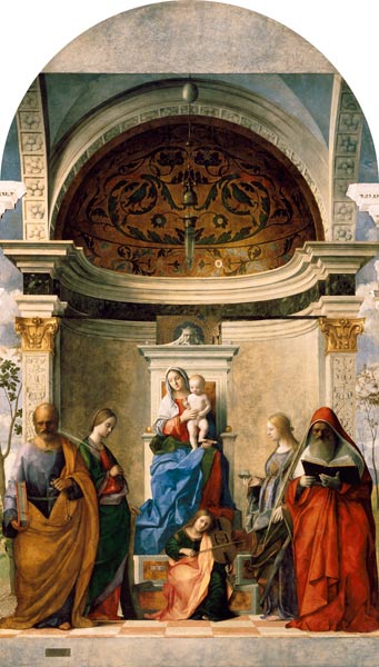 Giovanni Bellini, Madonna S.Zaccaria van Giovanni Bellini