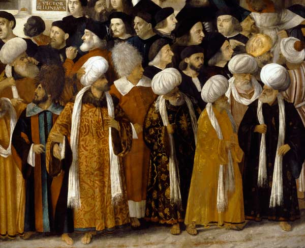 Giov.Bellini, Gruppe von Orientalen van Giovanni Bellini