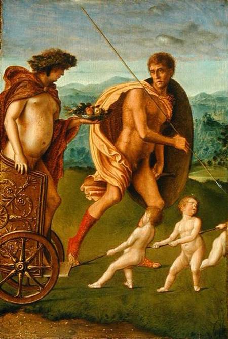 Allegory of Heroic Virtue van Giovanni Bellini