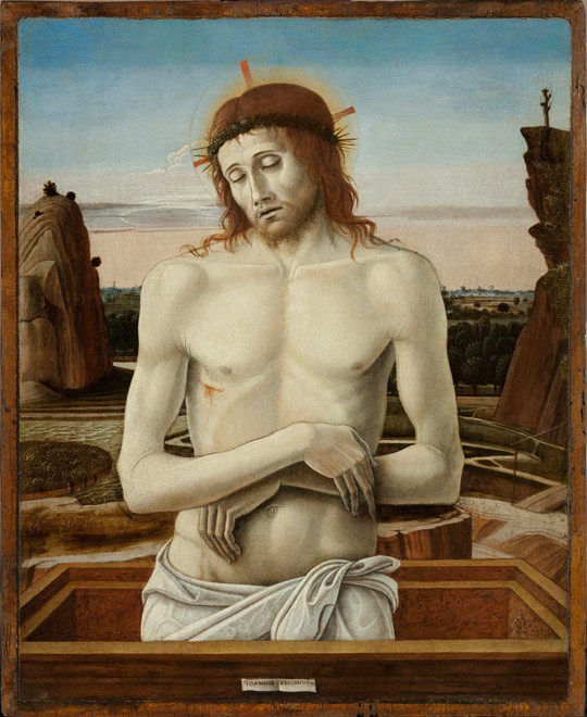 The Man of Sorrows van Giovanni Bellini