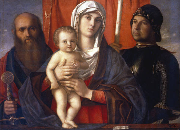 Giov. Maria mit Kind, Paulus u.Georg van Giovanni Bellini