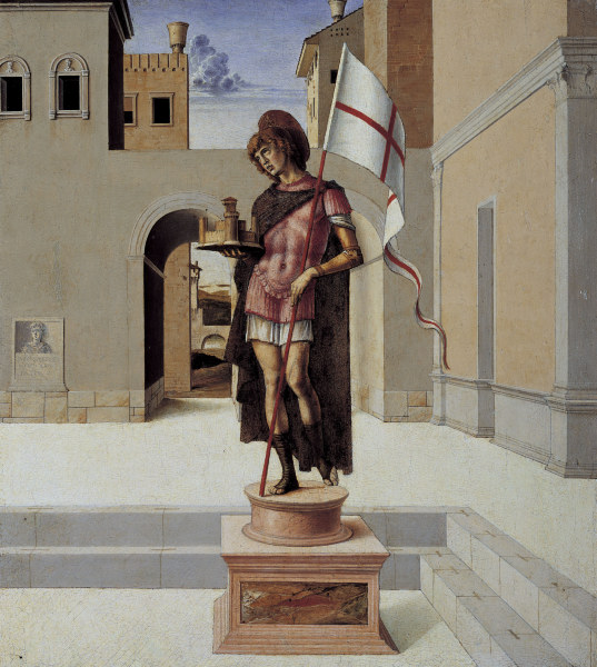 Saint Terentius van Giovanni Bellini