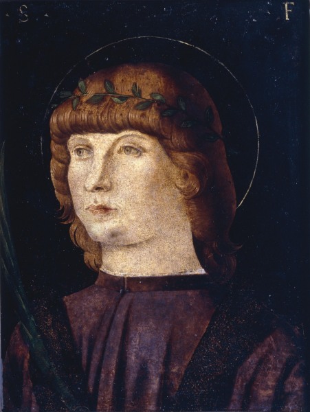Young Saint , Circle of Bellini van Giovanni Bellini