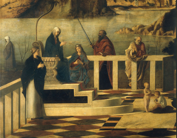 Religious Allegory, Section van Giovanni Bellini