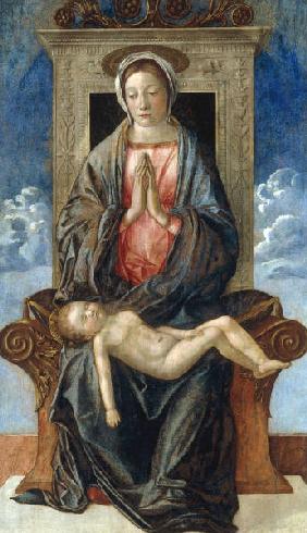 Giov.Bellini, Thronende Maria mit Kind