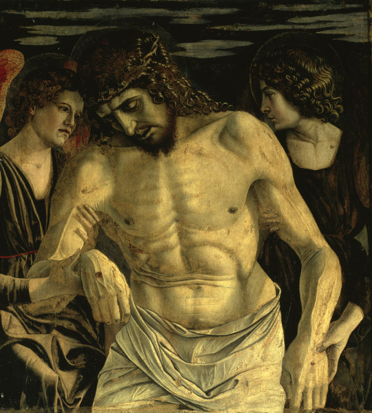 Dead Christ & Two Angels van Giovanni Bellini
