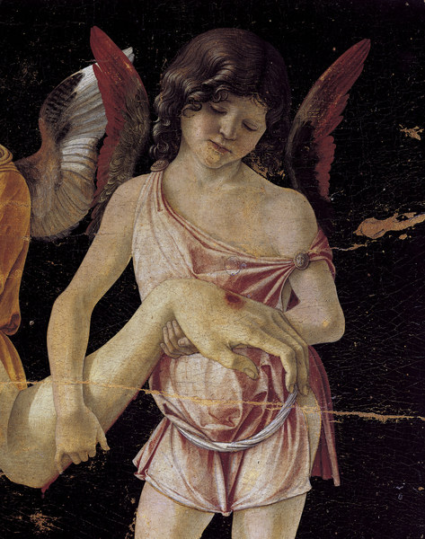 Dead Christ, angels van Giovanni Bellini