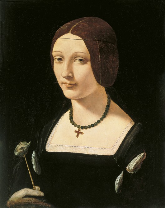 Portrait of a Lady as Saint Lucy van Giovanni Boltraffio