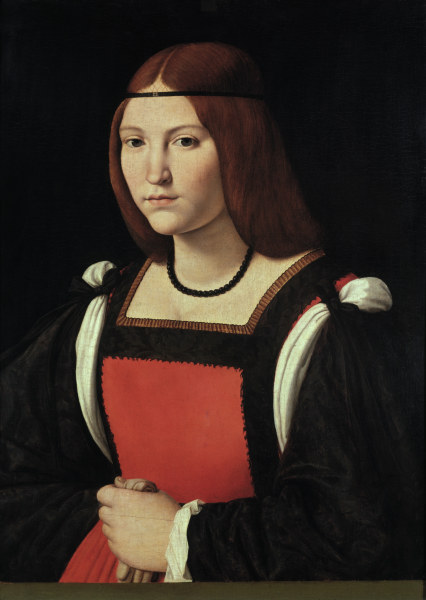 Boltraffio / Portrait of a Woman van Giovanni Boltraffio