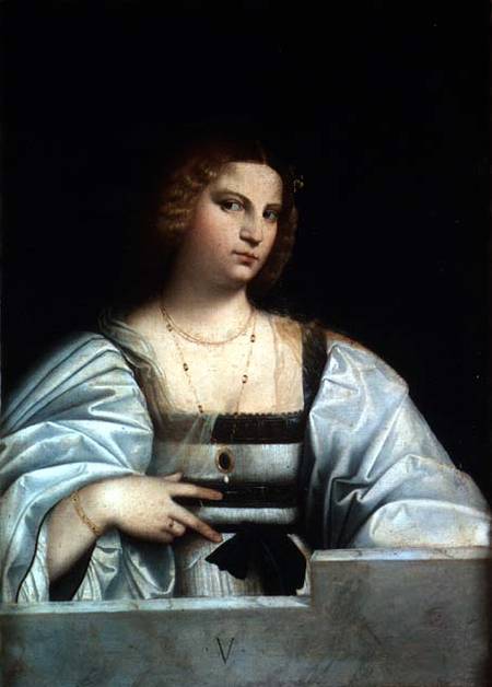 Portrait of a Girl van Giovanni Cariani