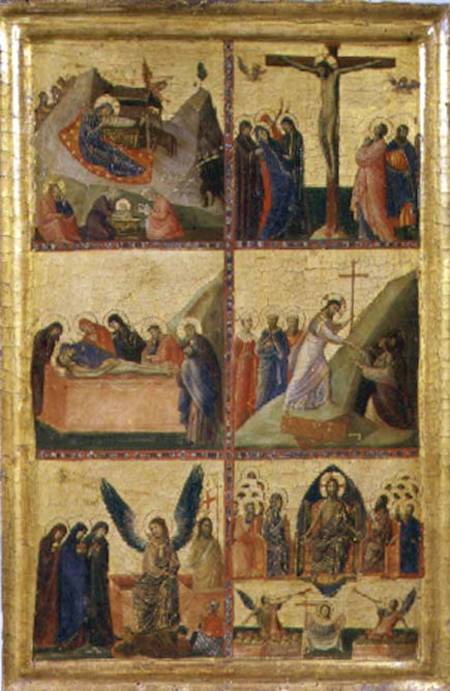 Scenes from the Passion (panel) van Giovanni  da Rimini