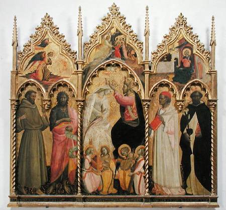 Coronation of the Virgin with Saints van Giovanni dal Ponte