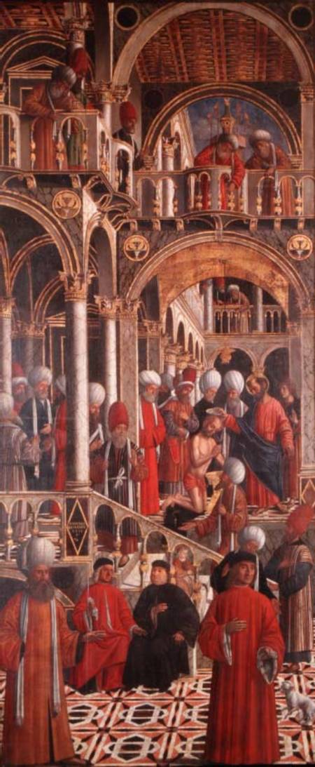 The Baptism of St. Anianus by St. Mark van Giovanni di Niccolo Mansueti