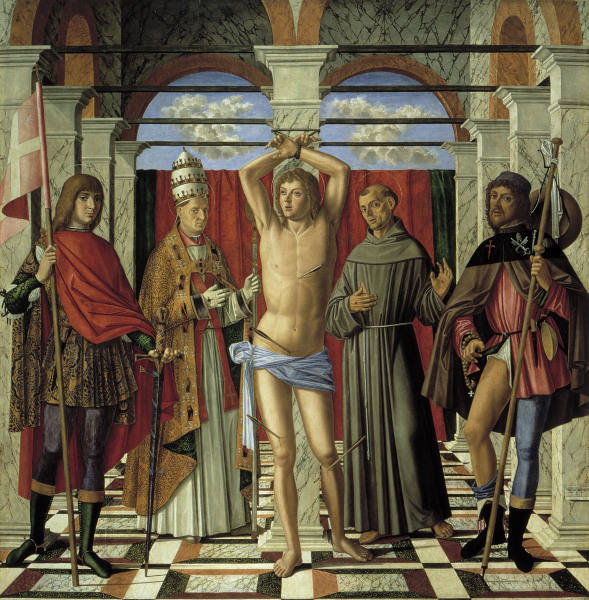 Giovanni Mansueti, Hl.Sebastian u.a. van Giovanni di Niccolo Mansueti