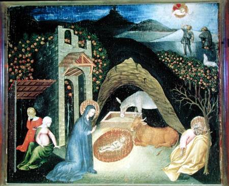 The Nativity van Giovanni  di Paolo di Grazia
